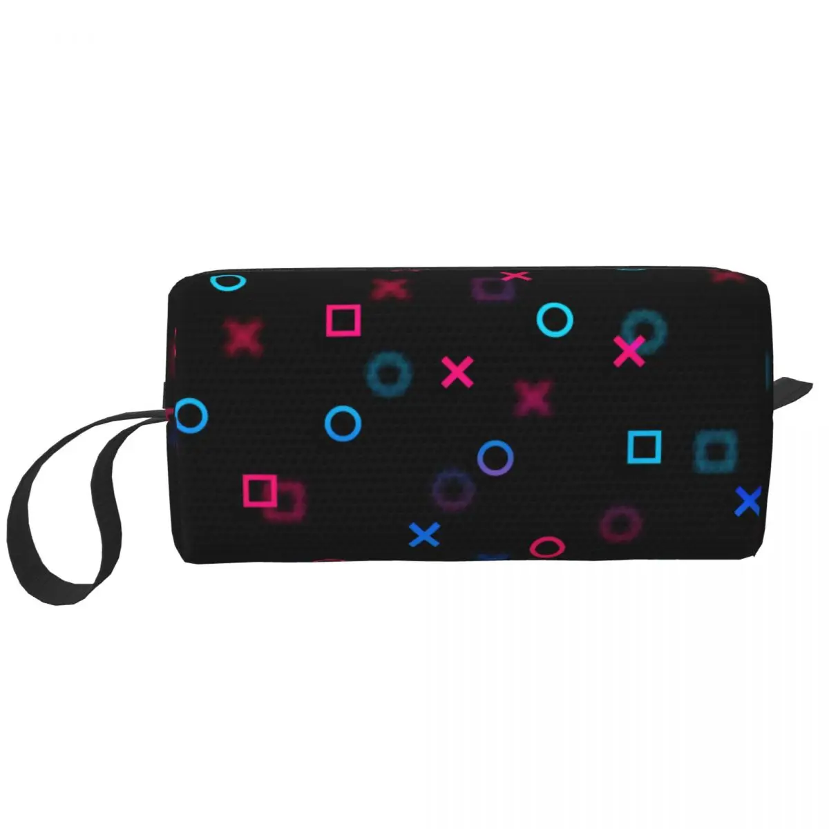 Custom Gamer Gaming Controller Button Cosmetic Bag Women Large Capacity Video Game Gift Makeup Case Beauty Storage Toiletry Bags