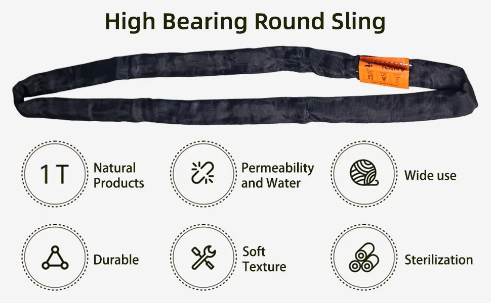 2-meter spanset polyester ronde slings eindeloze hijsslings zwaar uitgevoerd yogasetouw voor luchtzijde yoga hangmat lyra