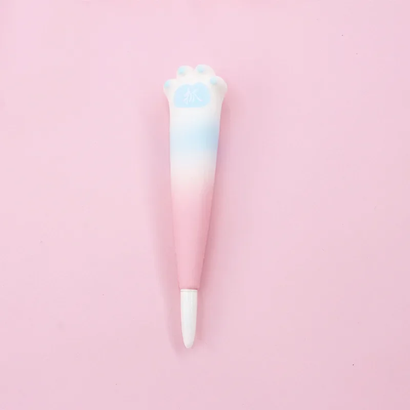 10 Pcs Creative Gel Pens Set Decompression Neutral Water Pen Soft Fluffy Students with Pinch Cute Super Creative Decompression