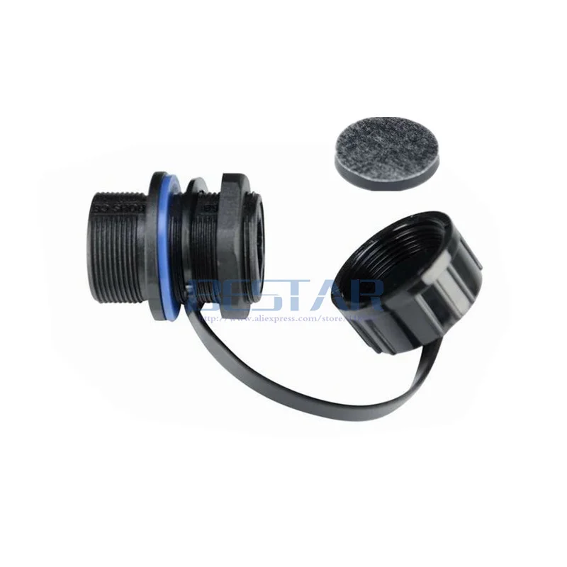 RJ45 8pin ตัวเมียเครือข่ายอีเธอร์เน็ตกันน้ำช่องเสียบปลั๊กสำหรับ AP กล้อง IP กลางแจ้งกันน้ำขั้วต่อน็อต M20 IP68 RJ 45