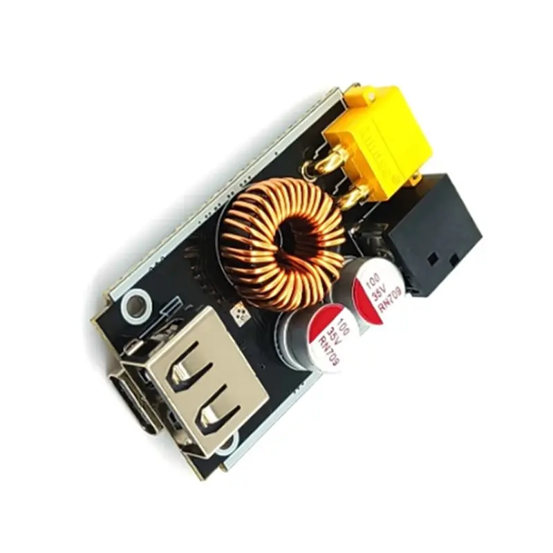 DTB7 USB Type C Fast Charge Module 65W, DC 9V-35V Step-Down Converter, Supports QC4.0 PD2.0/3.0, XT30 Input