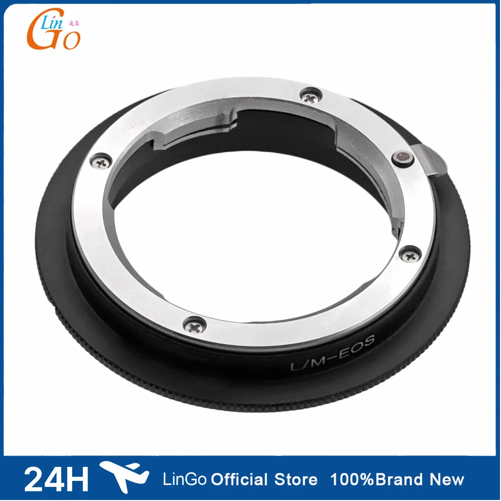 LinGo Mount  Adapter Ring For Leica M mount LM L/M Lens to Canon EOS EF Mount Camera Lens Adapter,Lenses Accessories