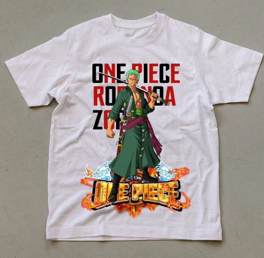 

ONE PIECE Новый анимационный топ, хлопковый топ с короткими рукавами, дышащая футболка с круглым вырезом, футболка унисекс с принтом