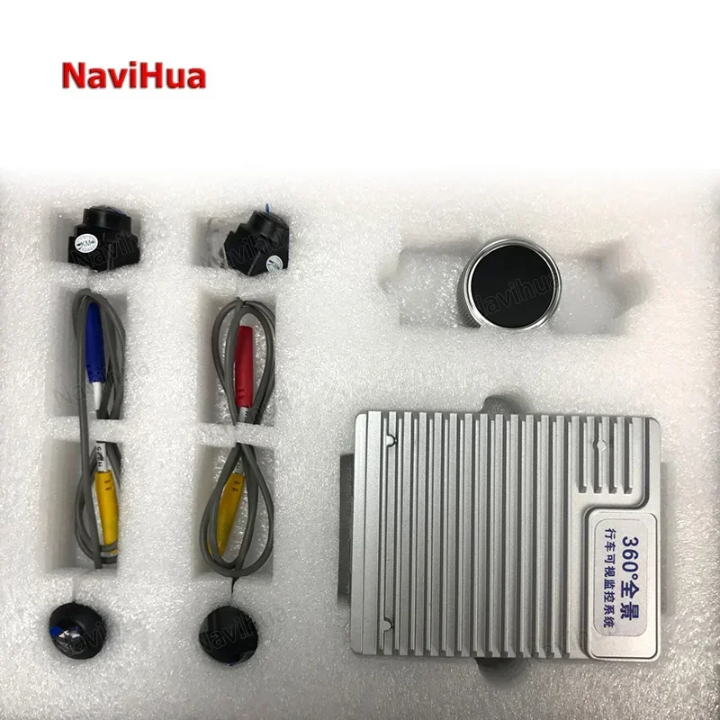 Navihua Universal HD 1080P 3D AHD Panoramic 360 Car Camera Surround View Monitoring System Driving Bird View Panorama Camera