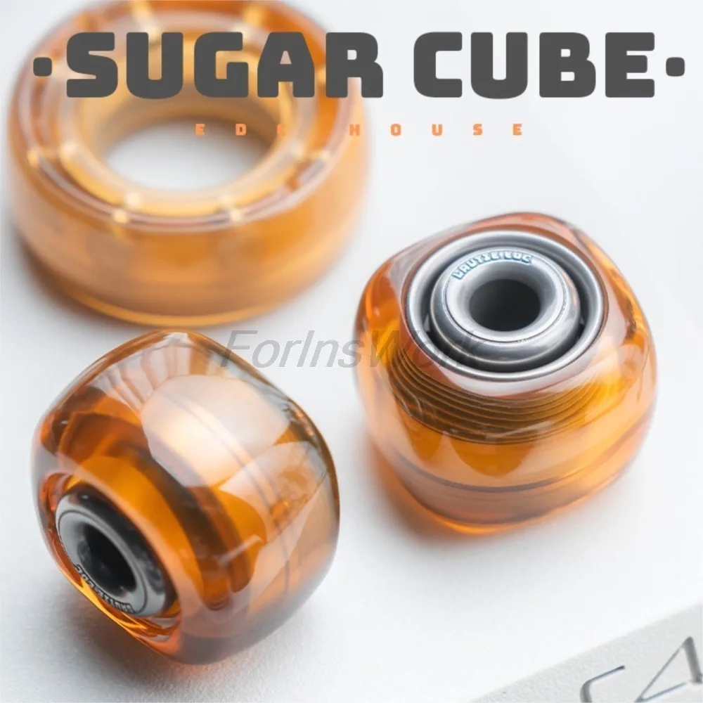 LAUTIE Sugar Cube Pendant Spinner Anxiety Ring Mini Fidget Spinner EDC HOUSE Sensory Toys Fidget Toys