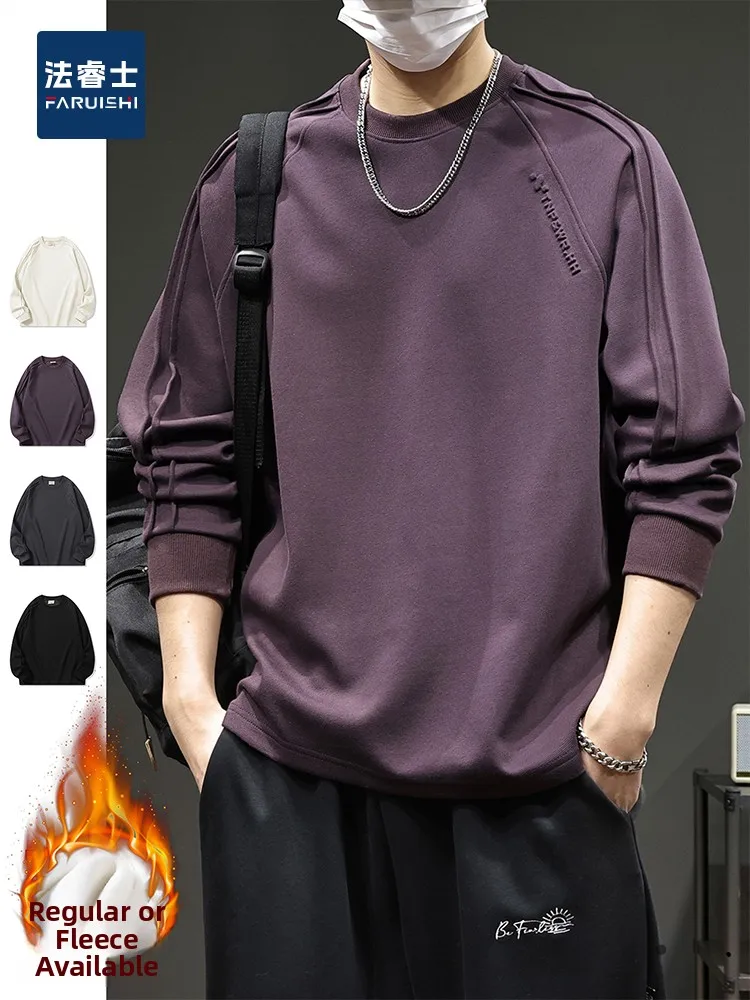 

Мужская толстовка с капюшоном из утолщенного флиса, повседневная, с круглым вырезом, теплая, в американском стиле, свободного кроя, удобная, с длинными рукавами, от модного американского бренда.