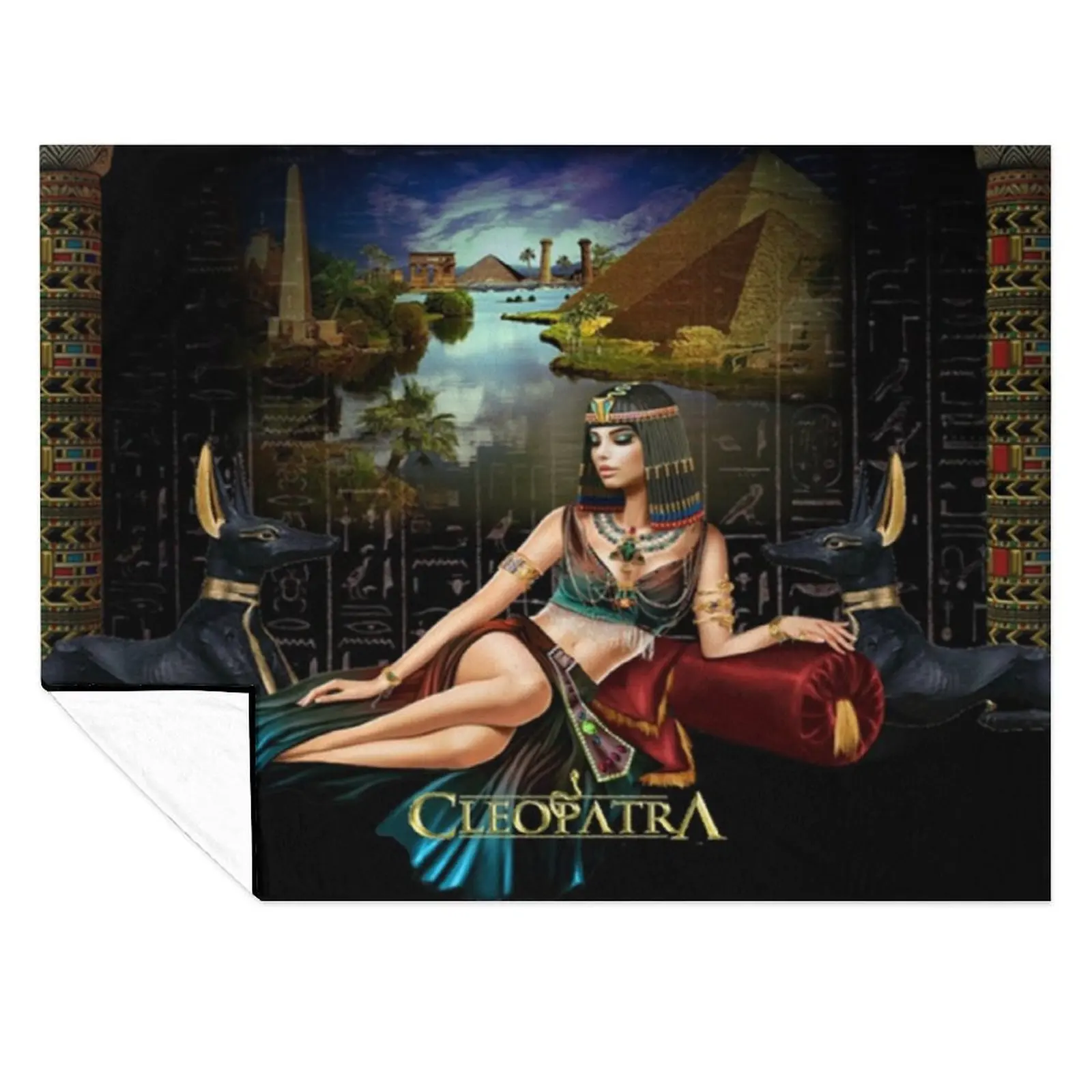 

Cleopatra,Queen Of The Nile Throw Blanket Sofa Quilt sofa bed Softest Blankets