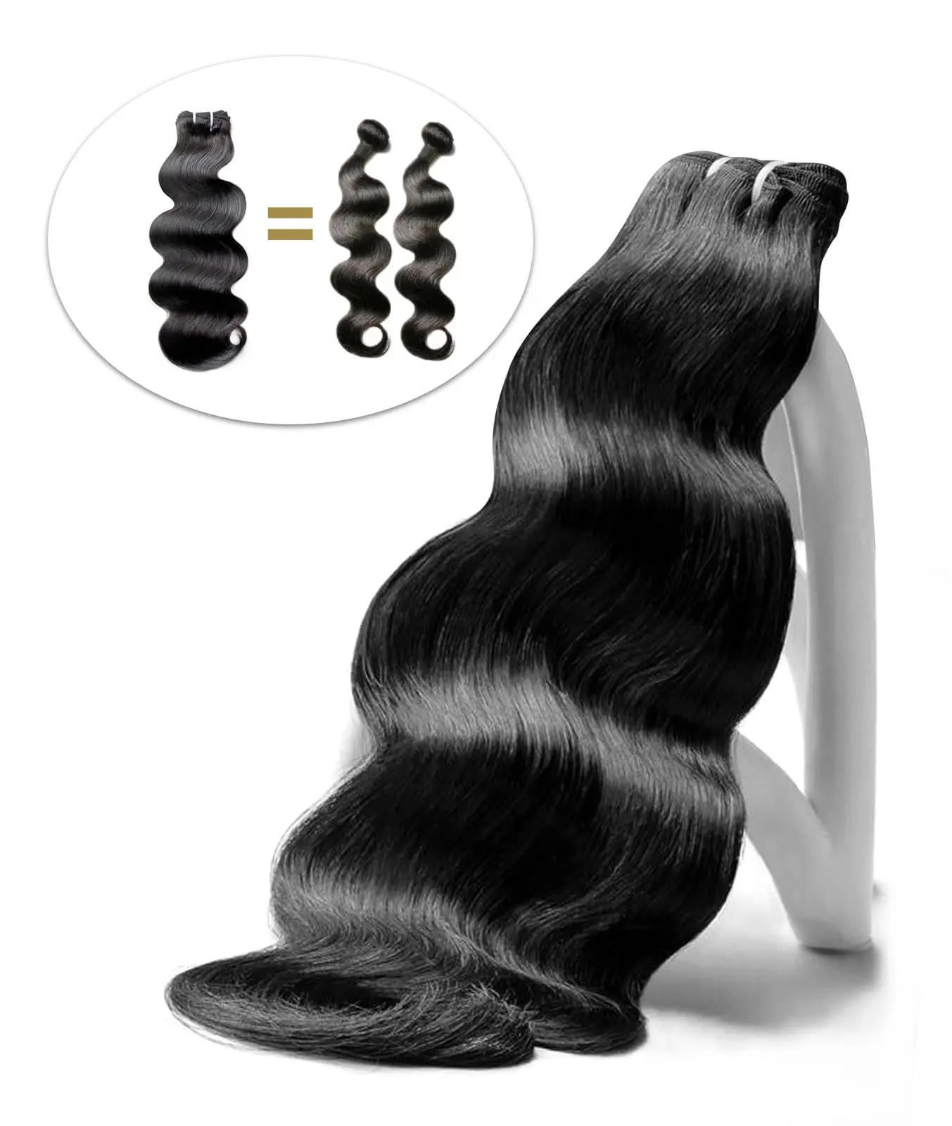 3 Bundels Body Wave Bundels Menselijk Haar 100% Onbewerkte Braziliaanse Maagdelijke Human Hair Extensions Black Weave Raw Bundels