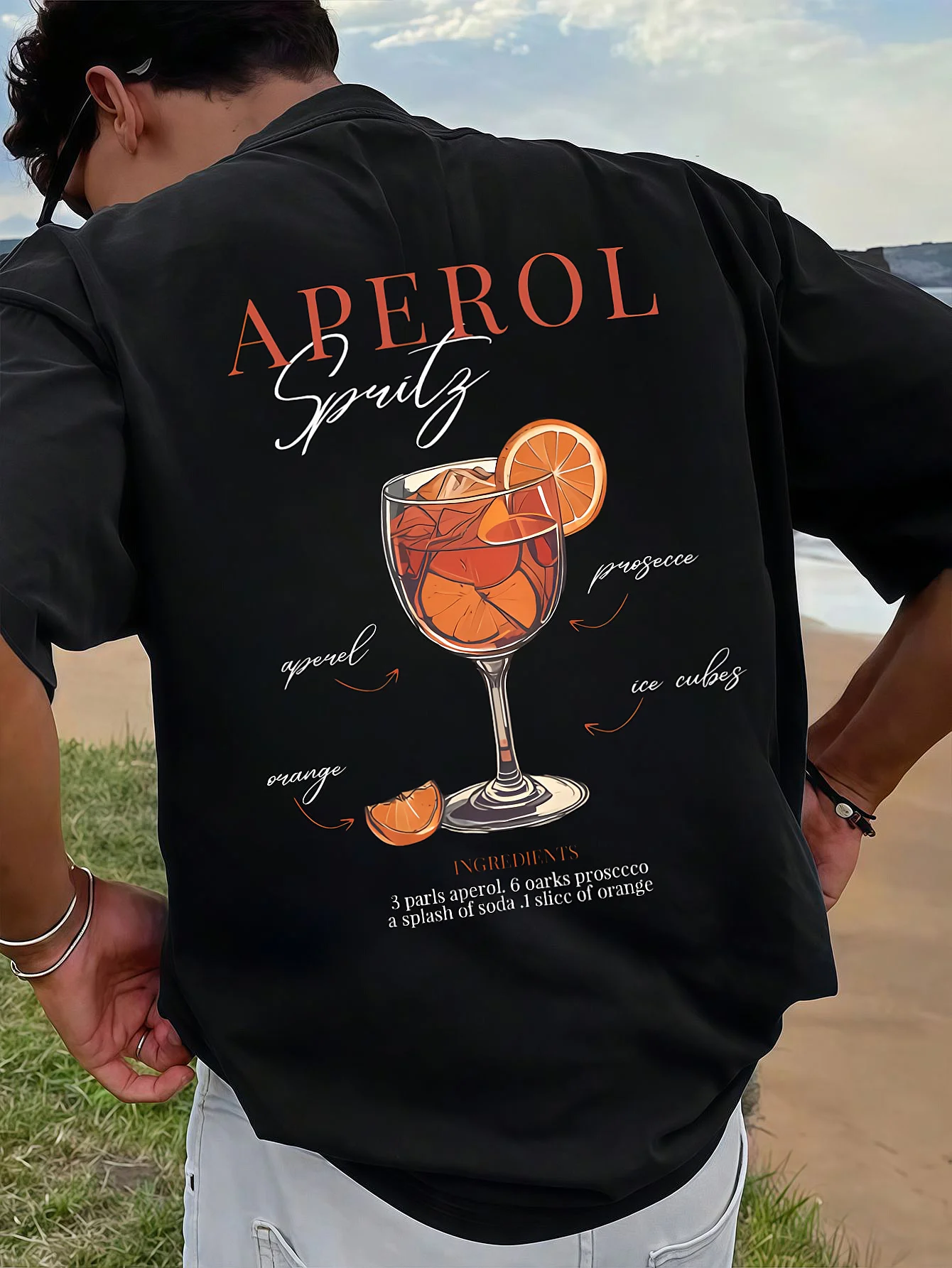 

Men's Tee Black Relaxed Round Neck Short Sleeve Casual Summer Shirt