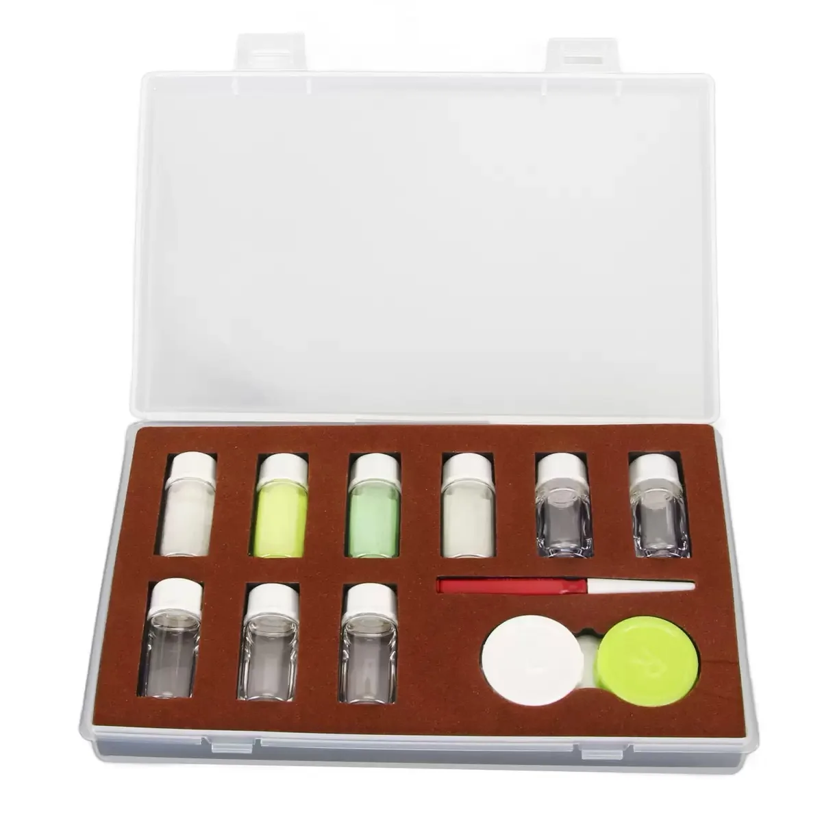 Watch Repairing Fluorescent Powder Multifunctional Luminous Powder Kit with Tray Pen Watch Repair Tool for Watchmakers