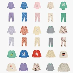 Pre-sale New 2024 BC Autumn Kids Girls Rompers Cartoon Print One-piece Cotton Legging Cute Boys Newborn Baby Clothes