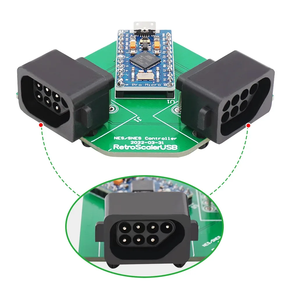 Adattatore convertitore da USB a SEGA Genesis / Mega Drive/ Atari per Controller di gioco per MiSTerFPGA / Raspberry Pi 3 M B/PC