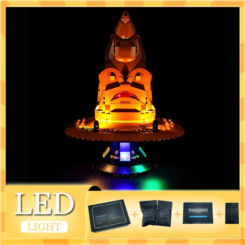 

DIY LED Light Kit For LEGO 76429 Talking Sorting Hat Buillding Brick Gift (Only LED Light,Without Blocks Model)