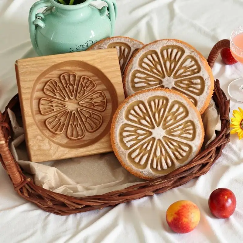 3D Animals Pattern Wooden Cookie Molds Cute Bird Goose Horse Hedgehog Baking Mould DIY Carved Embossed Biscuit Cutter