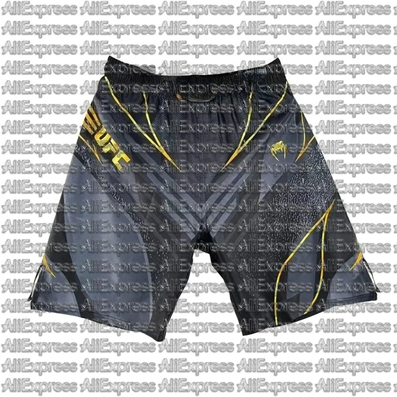 Name Fighting Night 3D Men's and Women's Same Short Shorts Fighting Boxing Pants Muay Thai Training Lago