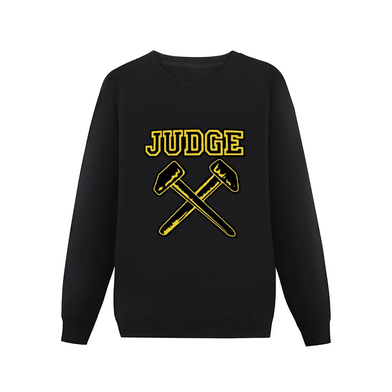 Judge Hammer Pullover Hoodie korean style clothes autumn new products sweatshirt for men