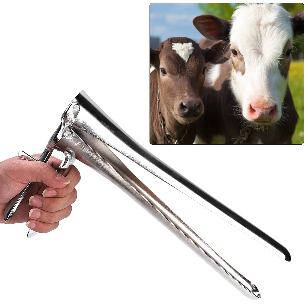 ZK20 Cow Cattle Vaginal Dilator Vaginal Speculum Livestock Opener Veterinary Instrument