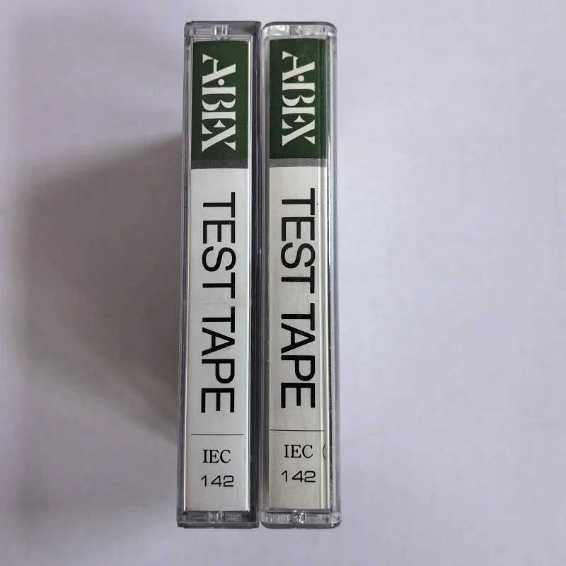 ABEX TEST TAPE TCC-142 1kHz-10dB DistortionTAPE, Distortion check Level adjustment