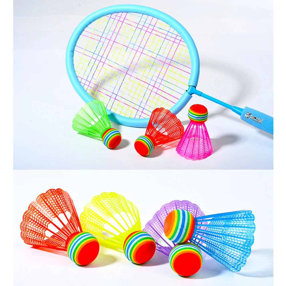 20 Pcs Outdoor Indoor Child Toys Shuttlecock Bat Badminton Cork High Shuttlecocks Ball