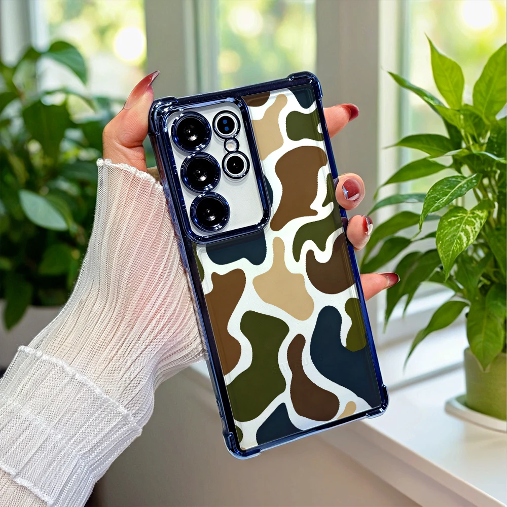 Camouflage Shockproof Phone Case For Samsung Galaxy S26 S25 S24 S23 A57 A53 A50 A37 A10S Anti-Scratch Back Cover