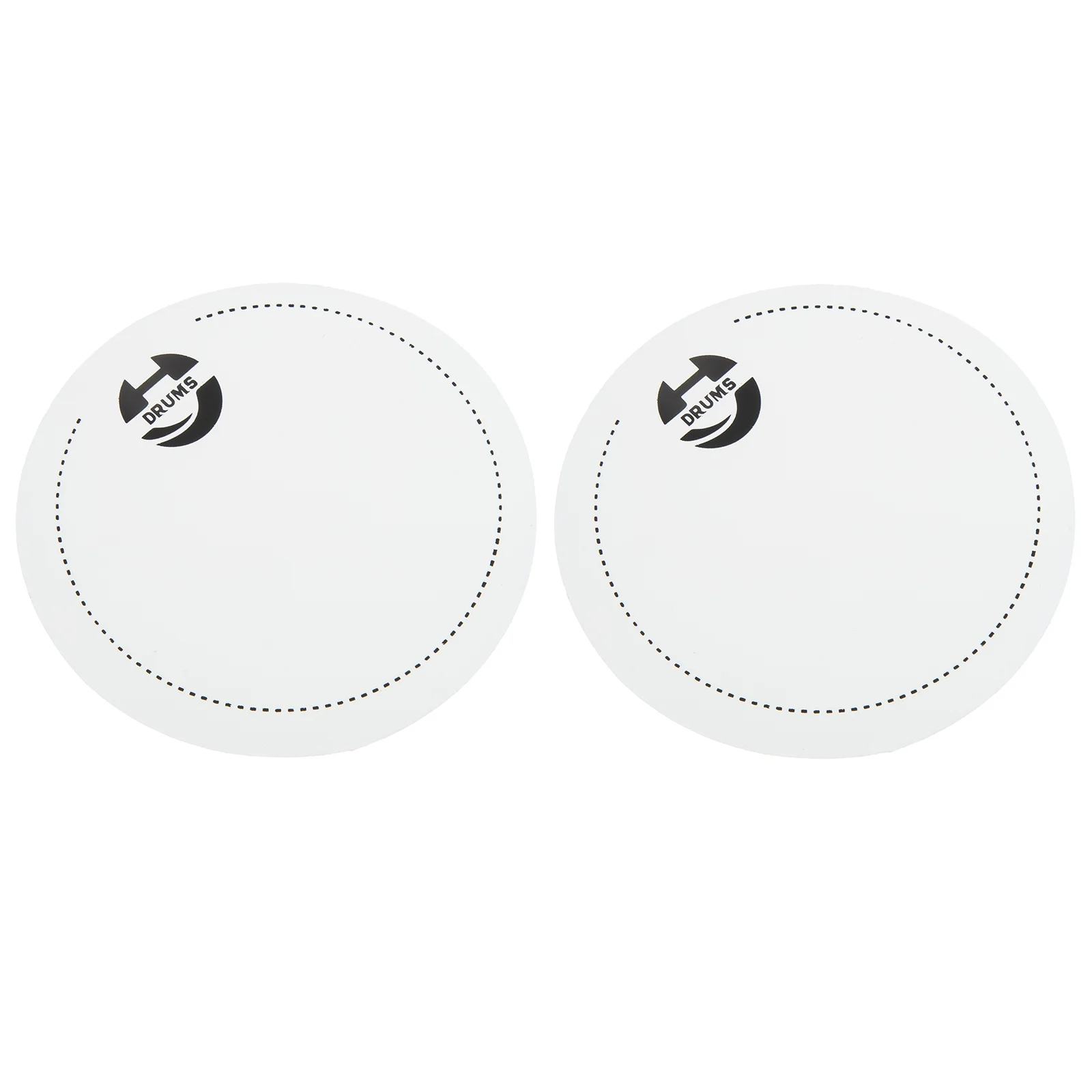 

2 Pcs Bass Drum Trigger Anti-collision Stickers for Kit Protection Percussion Tuning