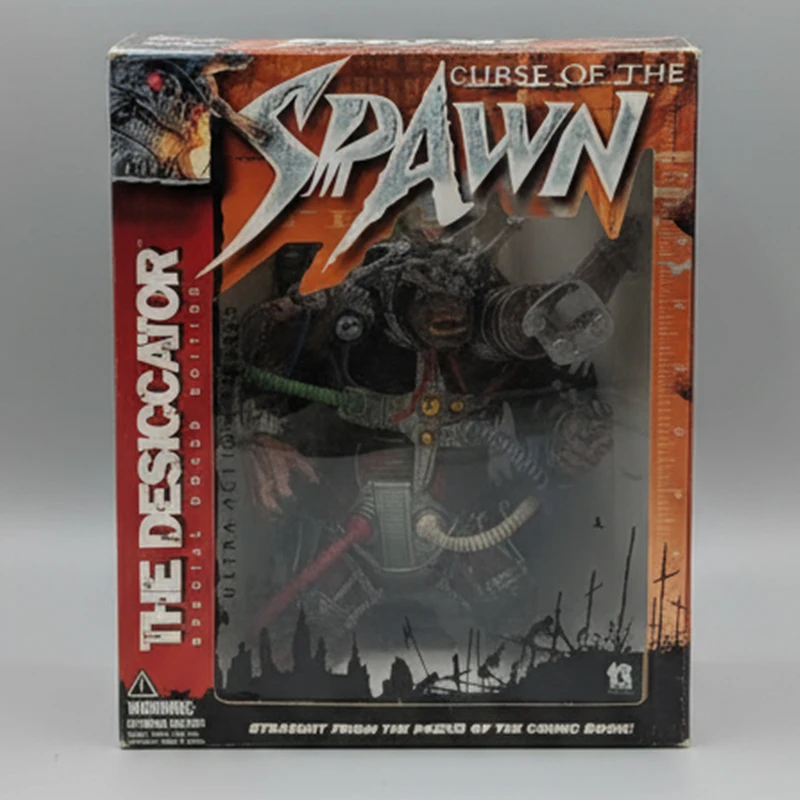 McFarlane Проклятие Spawn The Desiccat 1999 Toys Редкие винтажные фигурки Коробка имеет легкую износу и слез. McFarlane Проклятие Spawn The Desiccat 1999 Toys Редкие винтажные фигурки Коробка имеет легкую износу и слез.