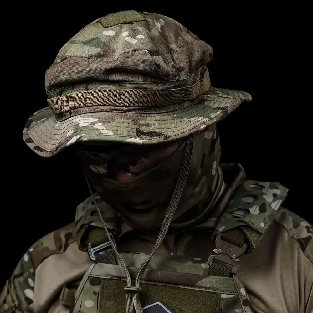 

Emersognear Short Brim Summer Tactical Boonie Hat Combat Sports Cap Hunting Camo Camping Sunproof Headwear Hiking EM9681