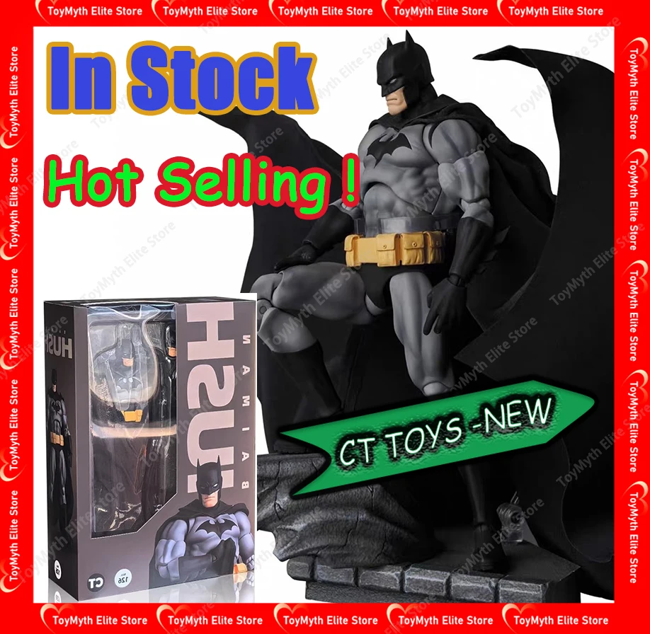 Hot ใหม่ Ct ของเล่น Batman Mafex 126 Dc Bat Man Shf อะนิเมะ Action Figure รูปปั้นหุ่นรุ่นที่กําหนดเองของขวัญของเล่นเด็ก