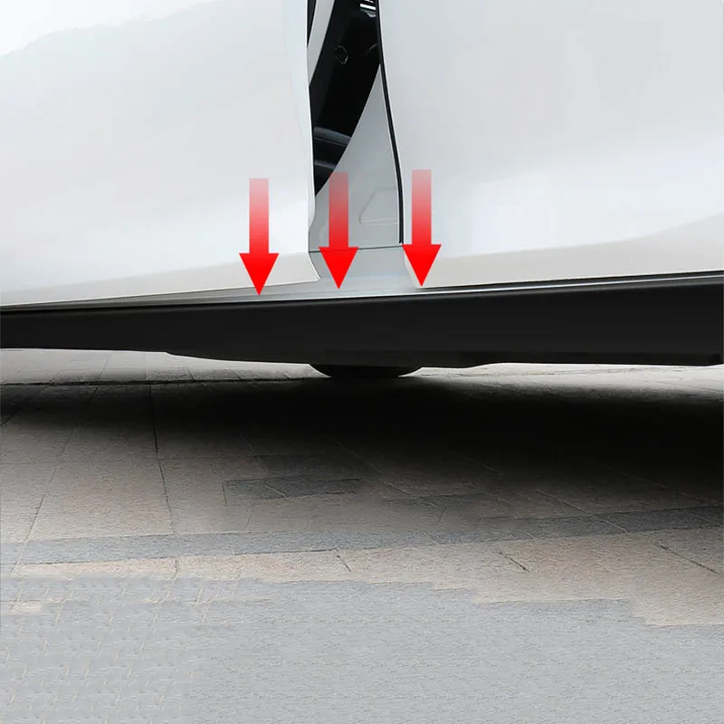 5/8/10cm Universal 4M Car Body Side Skirts Lip Anti Scratch Protector For Car Paint Protection 4 Doors Body Auto Accessories