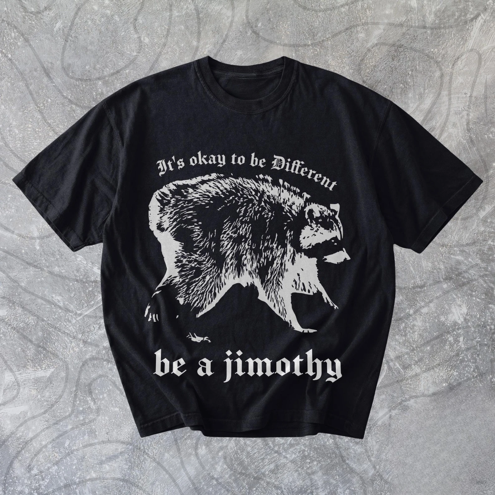 Jimothy The Racoon Graphic Tshirt Men Women Short Sleeve Cute Trash Panda Shirt Vintage Seattle Raccoon Streetwear T-shirts