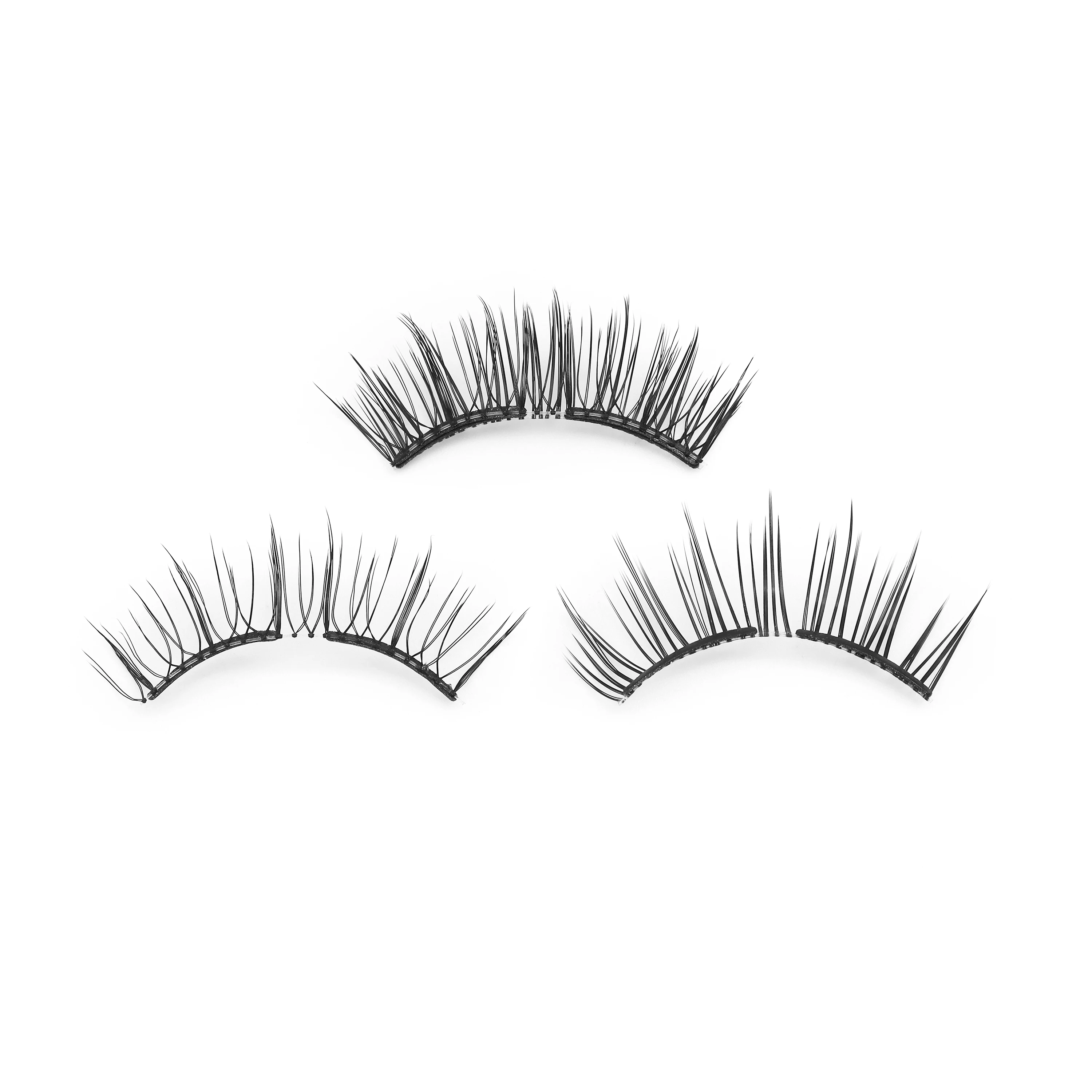 DINGSEN Weiche magnetische Wimpern mit Kleber-Set, wiederverwendbare magnetische Wimpern, Pinzetten-Set, Wimpern, handgefertigt, 3D-natürliche magnetische Pinzette – Detail 9
