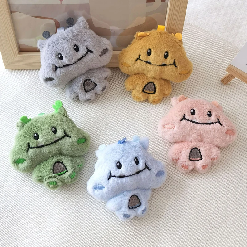 Kawaii Big Mouth Dragon Pendant Mini Plush Doll Cartoon Bag Ornament Gift Doll Pendant Plush Keychain Gift