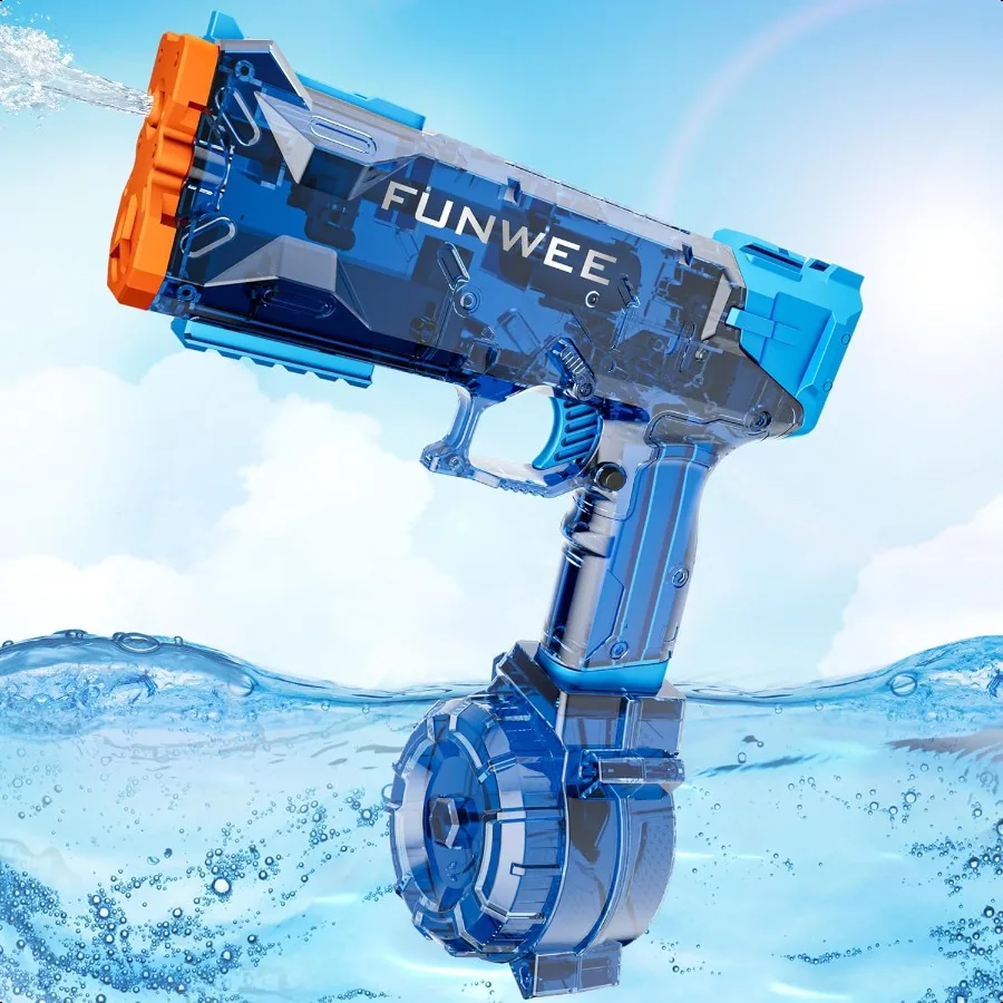 

Electric Water Gun for Adult Kid Most Strongest Water Pistol Long Range 2832 FT Powerful High Powered Automatic Classic Squirt