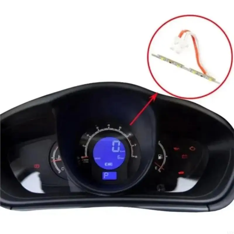 Instrument Cluster LED Backlight Strips for Lifan X60, Speedometer and Tachometer Display Lighting Replacement with X37F