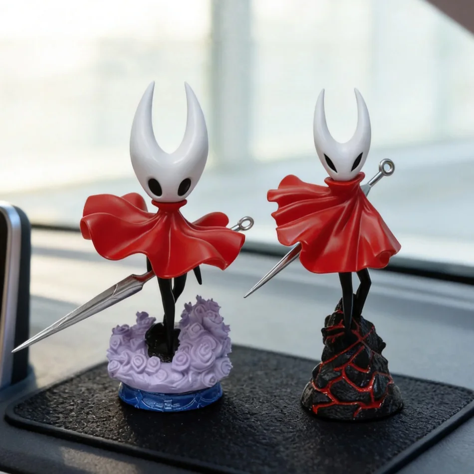Hollow Knight Hornet PVC-Actionfigur - Anime-Spiel Sammlermodell für Auto-Armaturenbrett, Computer-Gehäuse und Schreibtisch-Dekoration