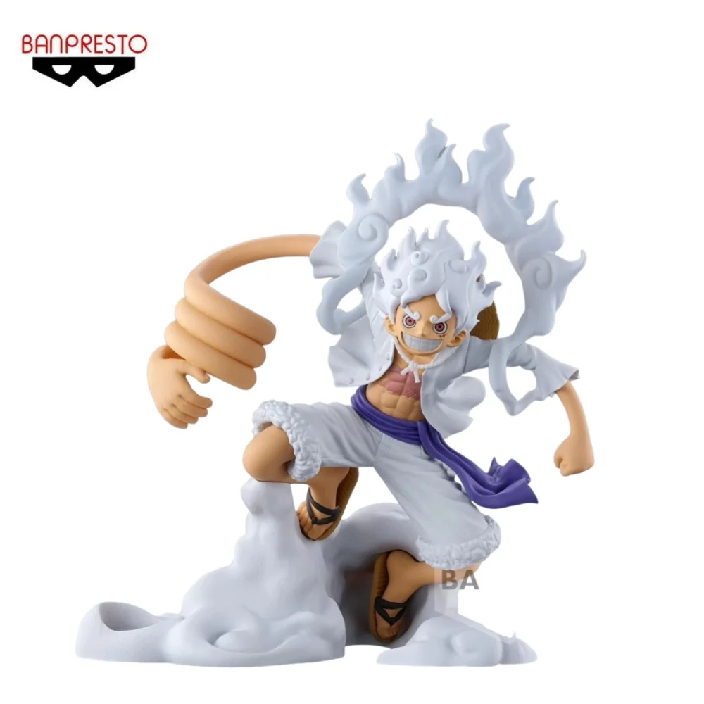 BANDAI Banpresto ONE PIECE Anime Nika Luffy FIGLIFE portalápices soporte para teléfono modelo de figuras de acción estatuilla juguetes originales Figuarts