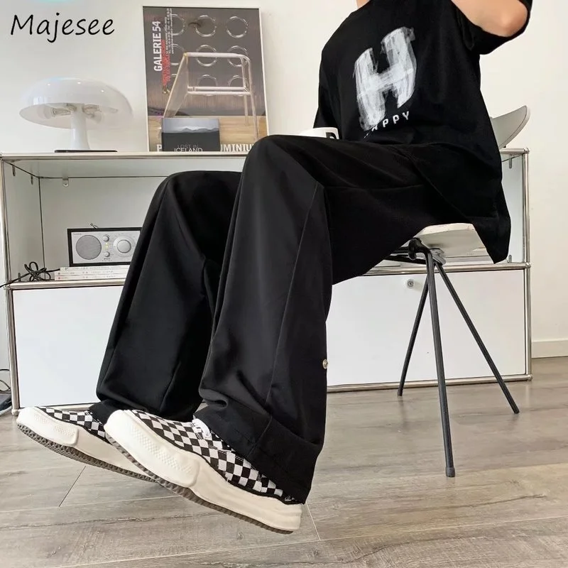 

Men Casual Pants Fashion Streetwear All-match Dynamic Design Personality Korean Stylish Handsome Hosen Male Trousers Summer Cozy