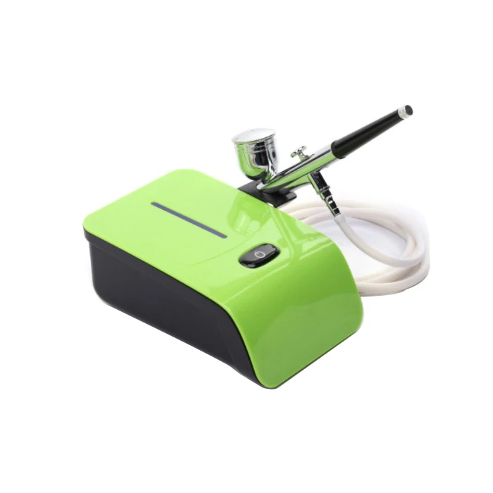 Großhandel tragbare Gesichtsbemalung Nagel Tattoo Make-up Mini Airbrush Gun Kit Luftkompressor Maschinenset