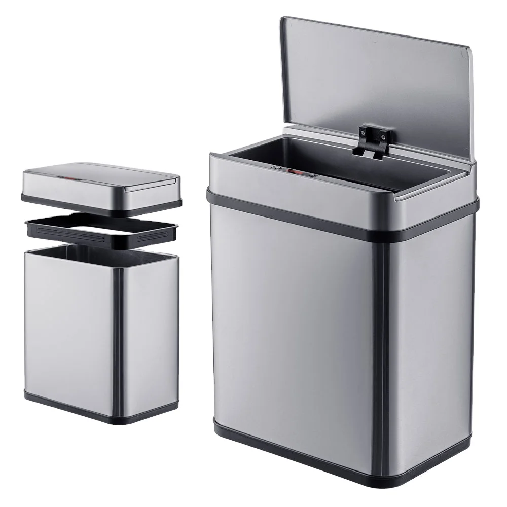 

12L 15L 50L 60L Smart Trash Can Automatic Garbage Sensor Dustbin Electric Trash Bin for Kitchen Bathroom Living Room