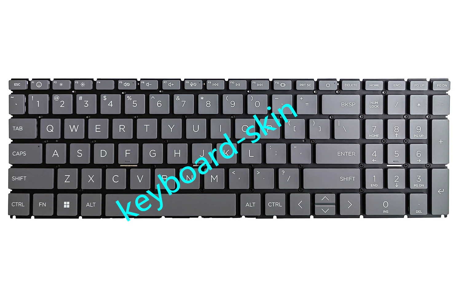 New gray US No-backlit Keyboard for HP 15-FC 15-FD 15t-fc 15t-fd TPN-Q287 TPN-Q286 15-fd0xxxx 15-fc0037wm 15-fd0083wm laptop