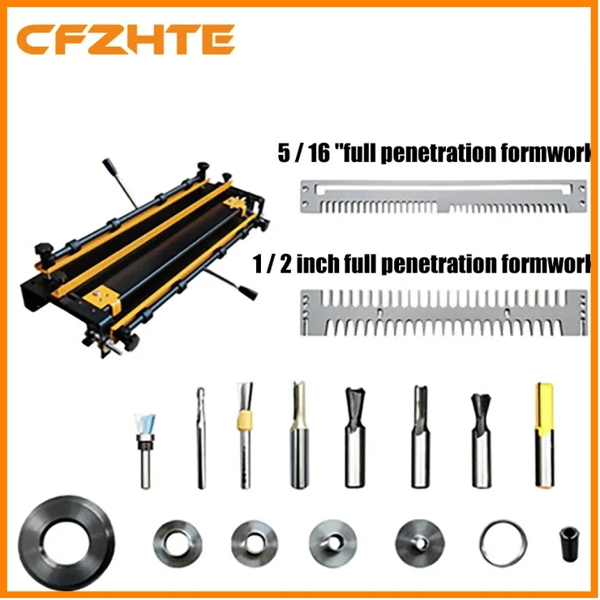 Dovetail Jig Porter Cable Machine 24inch, Dovetail Tenoning Machine for Cabinet Drawer Tenoning Router Template 60cm