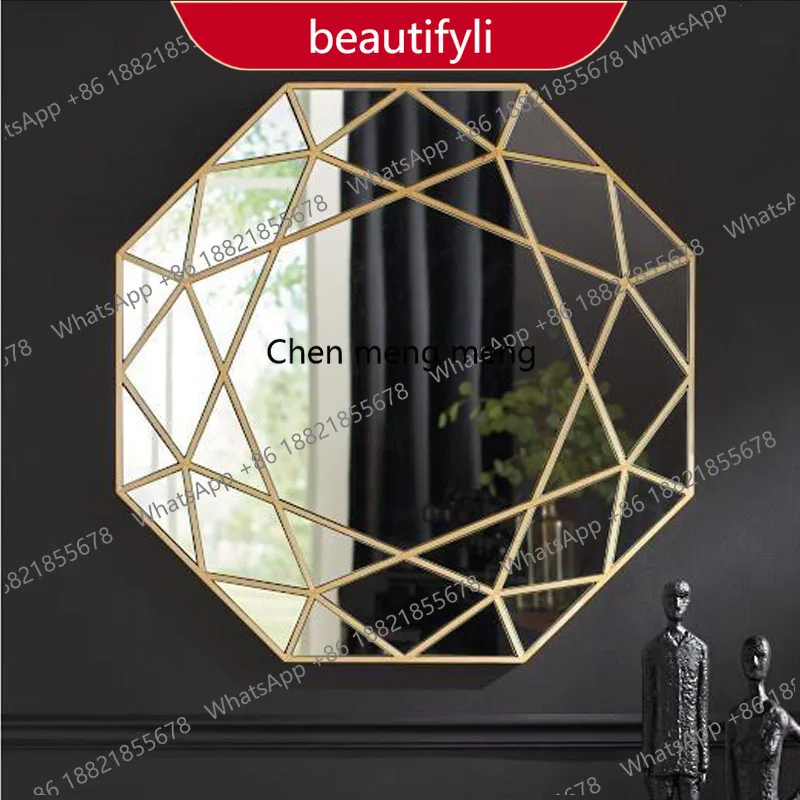 

Декоративное настенное зеркало 01A под дерево для прихожей, ванной комнаты, спальни, гардеробной, для умывания