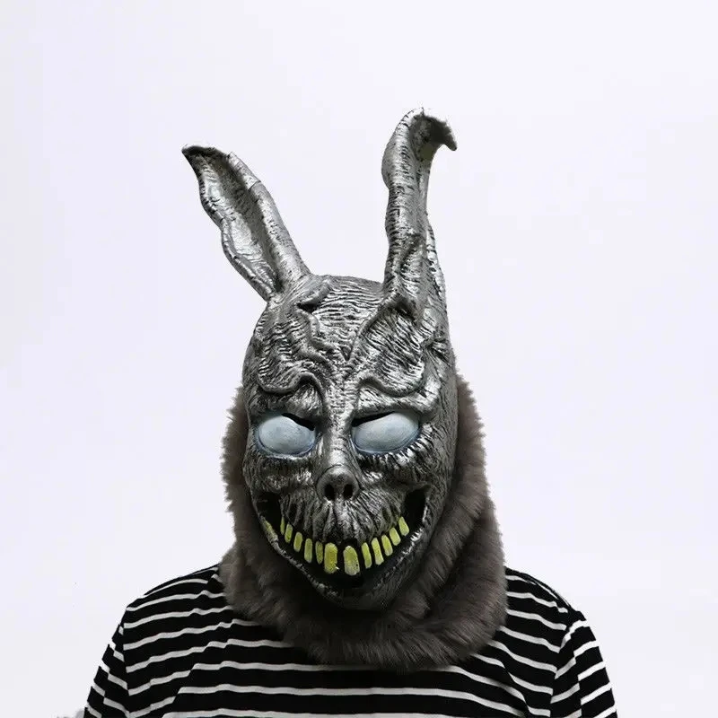 Movie Donnie Darko Frank evil rabbit Mask Halloween party Cosplay props latex full face mask