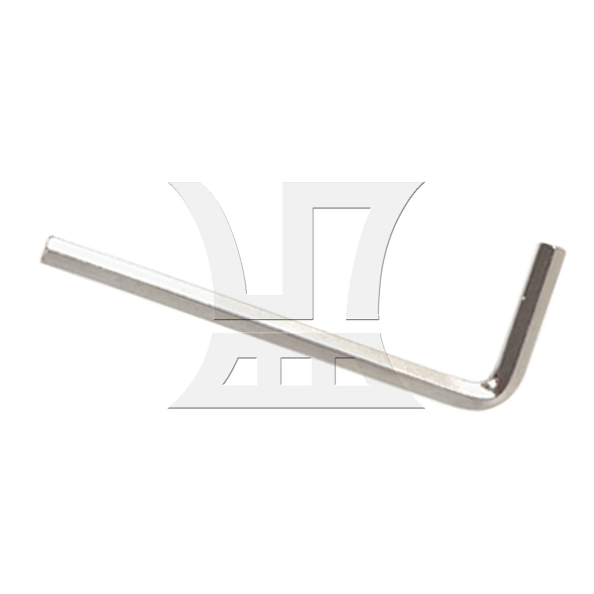 Chave Allen Hexágono BQLZR 45 #   Niquelado de superfície de aço 1,73 polegadas x 0,63 polegadas prata