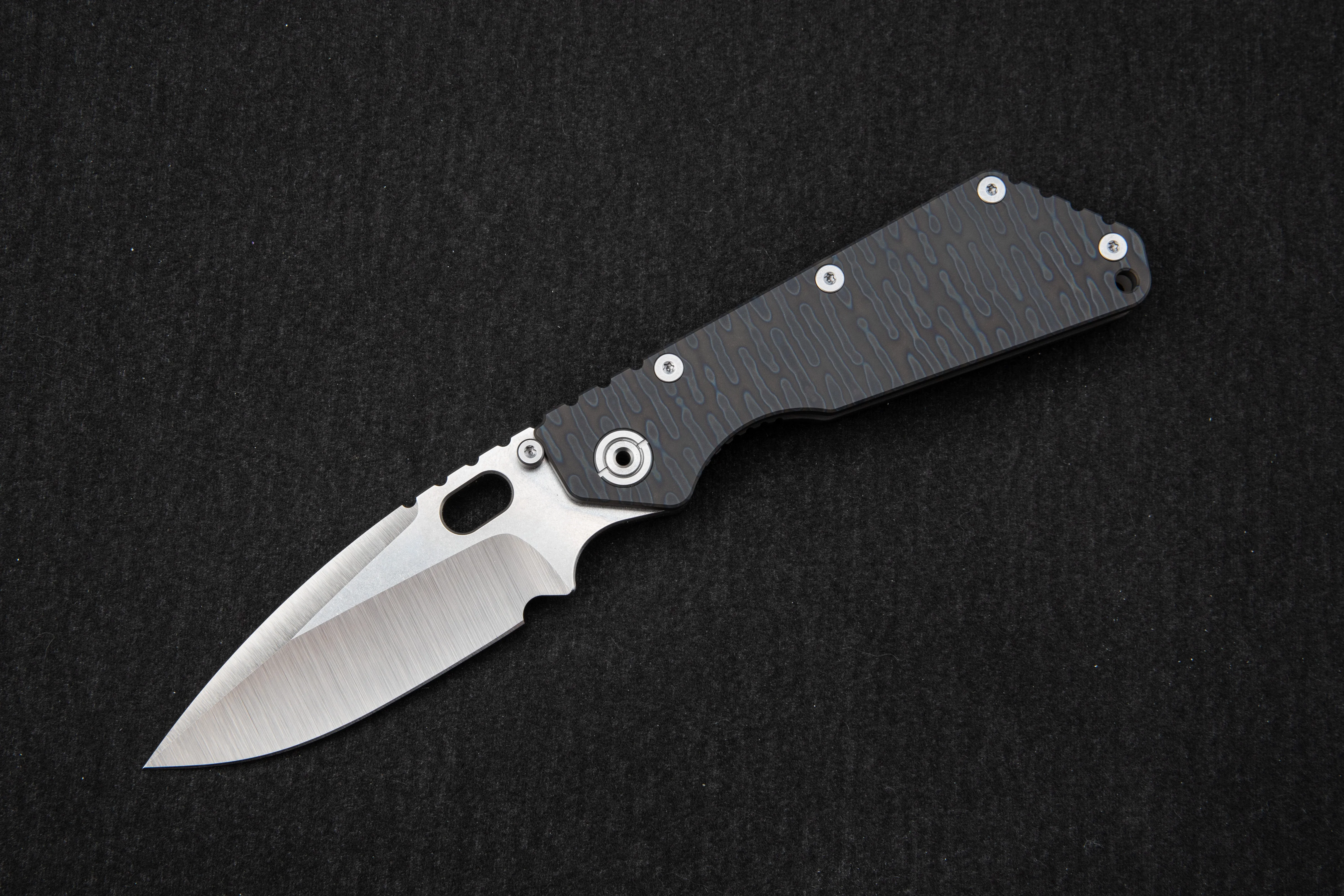 Customized  M390  Blade Strider SMF MSC Titanium Handle  Folding  Knife Camping Hunting  Tool