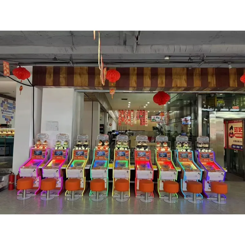 Commercial coin-operated pinball machine with LCD screen, suitable for children's arcade exchange games in amusement parks