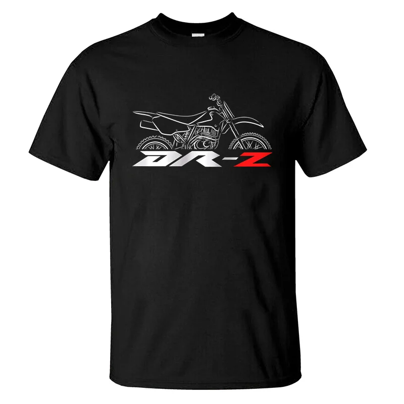 

2024 Men T Shirt Casual Suzukis DR-Z 125 T-Shirt Graphic Summer Short Sleeves 100% Cotton S-3XL Cool Tee