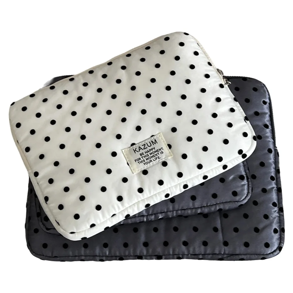 Koreańska torba na tablet w kropki 9-11 Torba na laptopa 13 14 15 15,6 cala na MacBook Dell Acer Samsung Notebook Tablet Pouch — zdjęcie produktu 7
