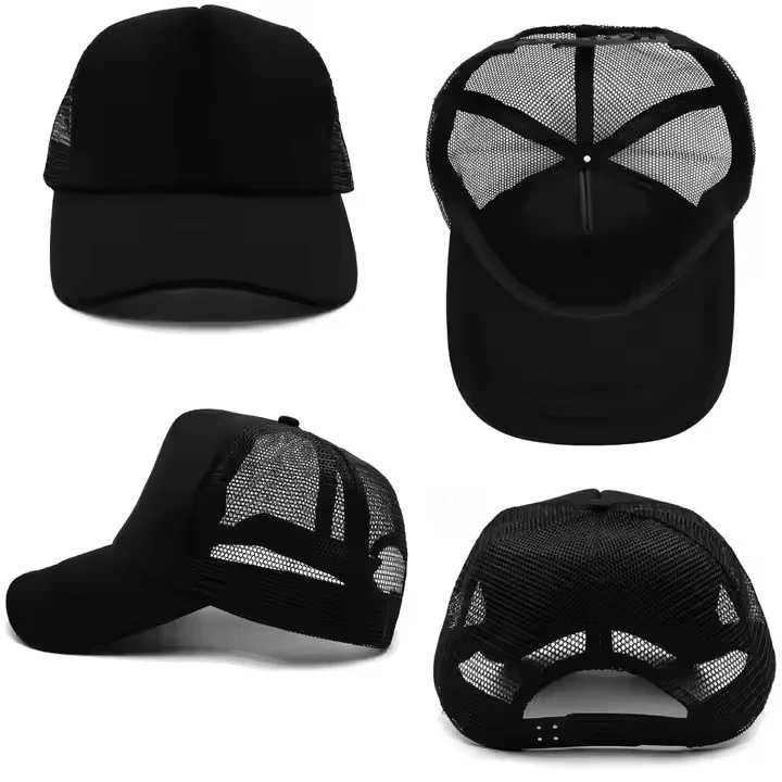 남여 트럭 모자 사용자 정의 로고 메쉬 폼 자수 야구 모자 남자 여름 야외 스포츠 모자 Gorras 여성