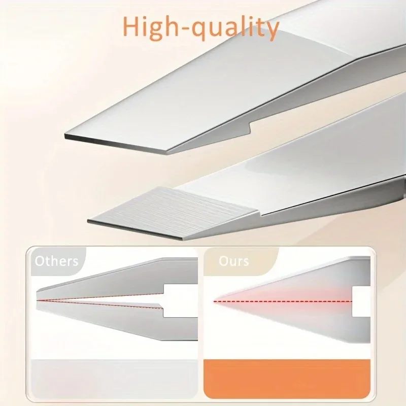 4pcs Professional Tweezers Set - Perfect For Eyebrow Hair Removal, Splinter & Ingrown Hair Removal & For Men & Women image 6